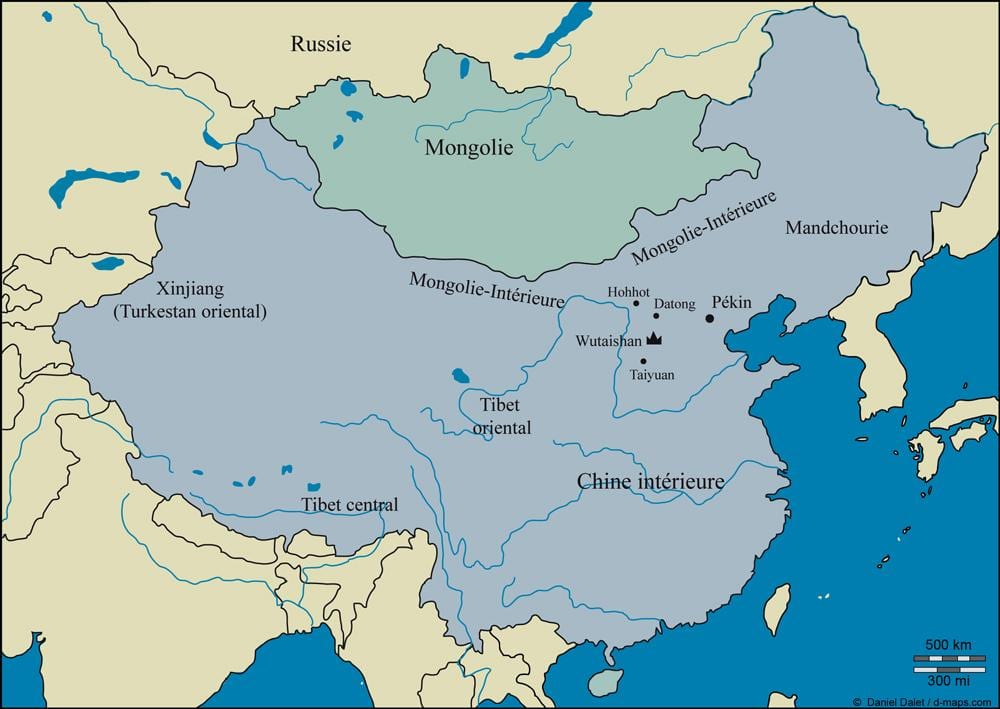 карте Пекинга