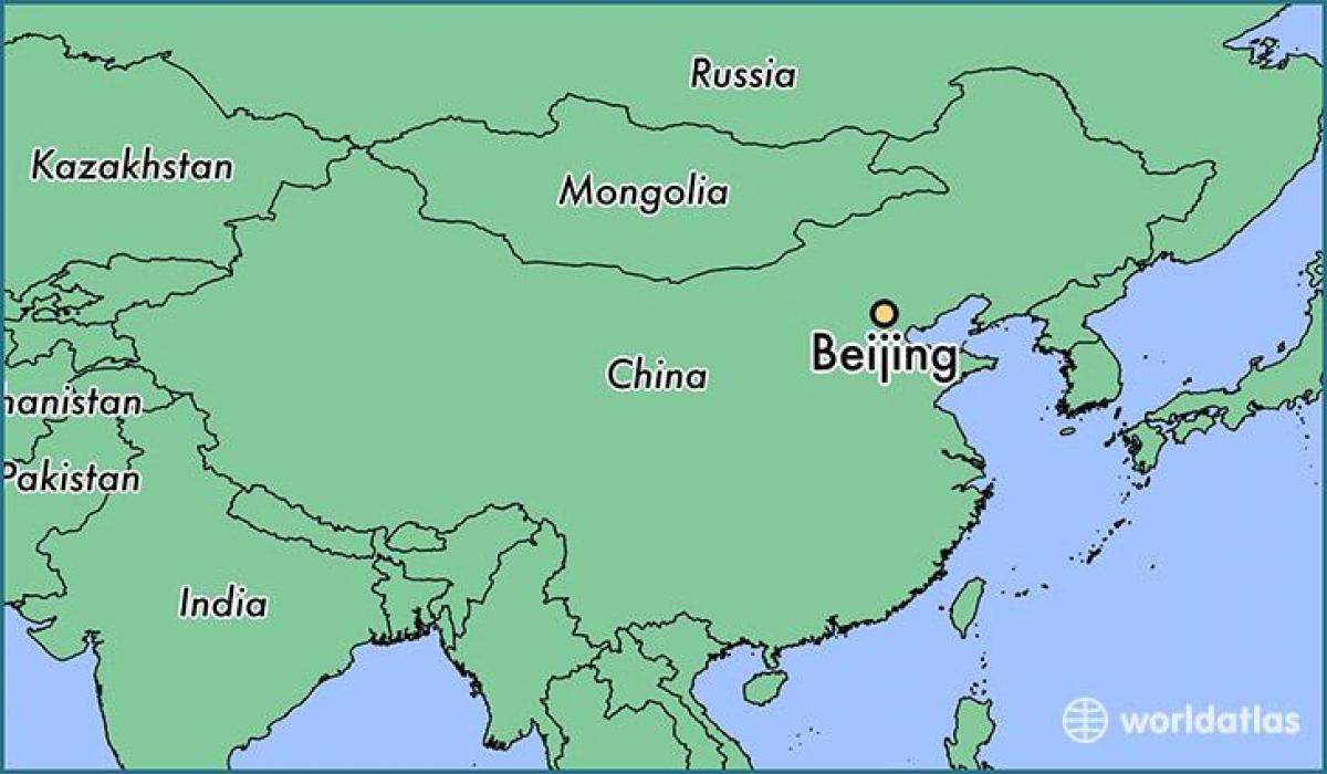карта Пекинга где на свету