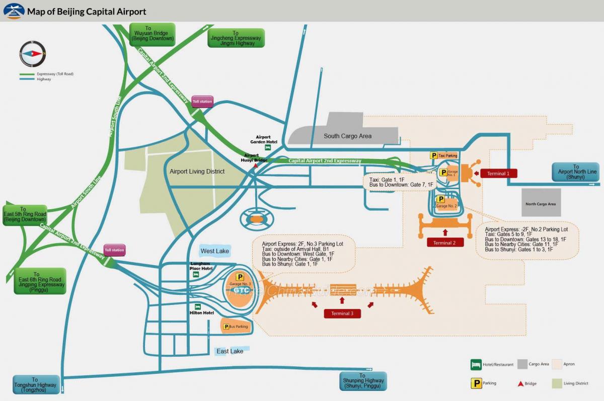 Пекинг аеродром терминал мапи