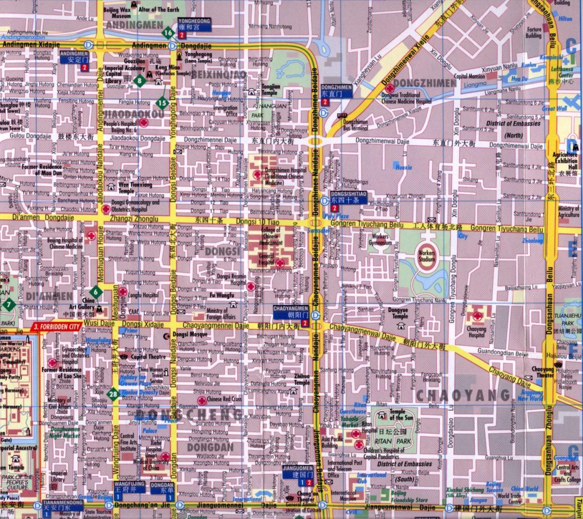 Цхаоианг Пекинга мапи