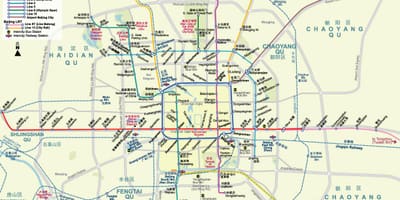 Пекинг метро карта