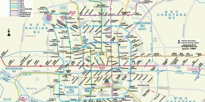 Пекинг метро карта