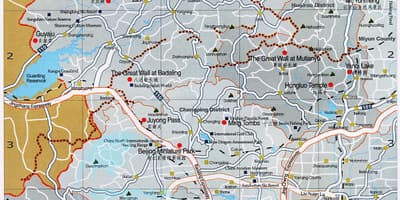 Карта Пекинга транзит