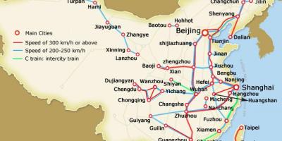 Шангај брзи воз карта