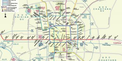 Пекинг метро карта