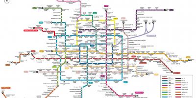 Карта метро Пекинг 