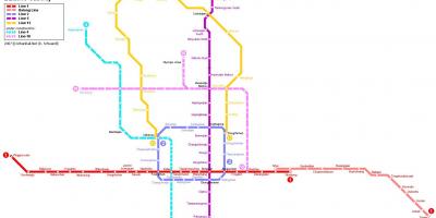 Карта Пекинг подземни град
