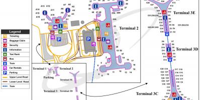 Међународни аеродром Пекинг Митрополит мапи