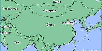 Карта Кине показује Пекинг